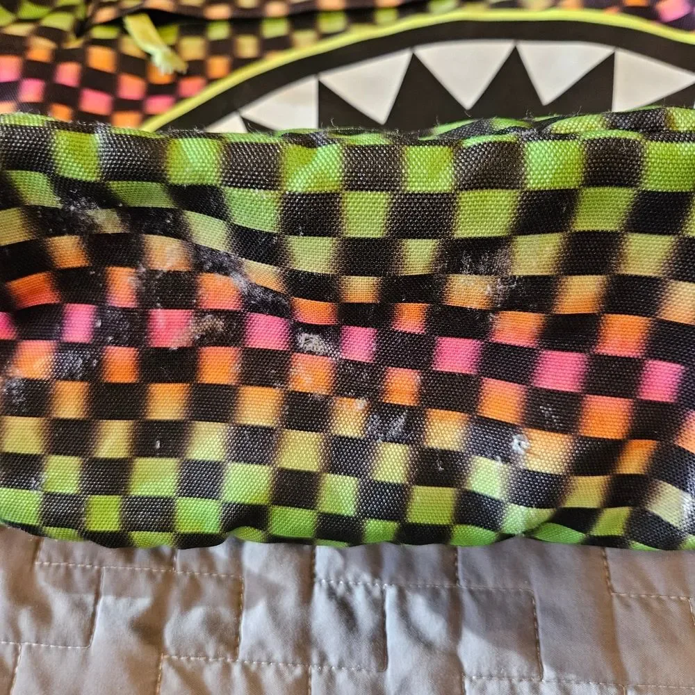 Hurley Neon Checkered Backpack